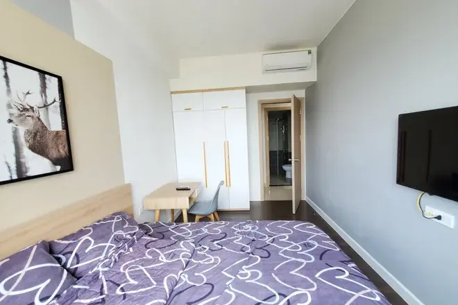 Căn hộ 2 phòng ngủ nội thất đầy đủ 17 triệu bao phí nhà đẹp view sông