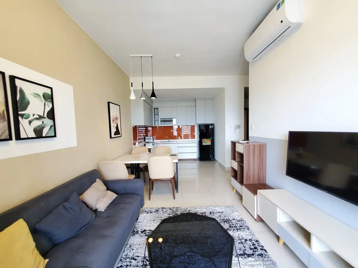 Căn hộ 2 phòng ngủ nội thất đầy đủ 17 triệu bao phí nhà đẹp view sông