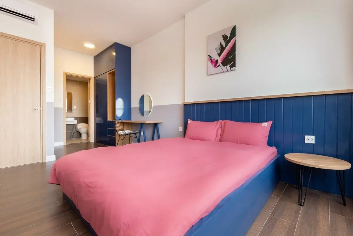 Căn hộ 2 phòng ngủ The Sun Avenue giá 15 triệu/tháng nội thất đầy đủ