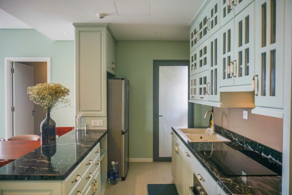 Cho thuê căn 3pn Đảo Kim Cương 36 triệu nội thất full đồ dùng 117m2