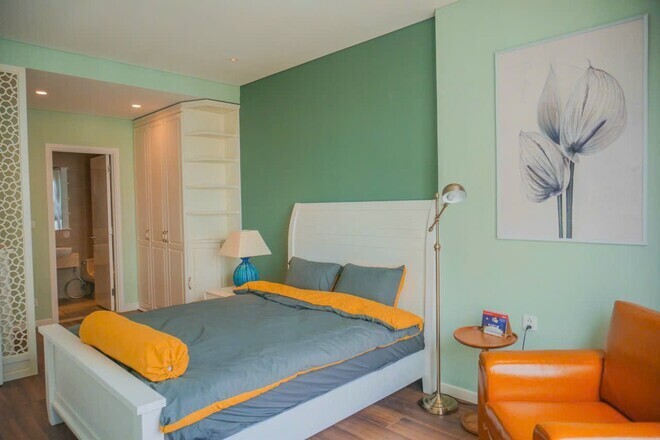 Cho thuê căn 3pn Đảo Kim Cương 36 triệu nội thất full đồ dùng 117m2