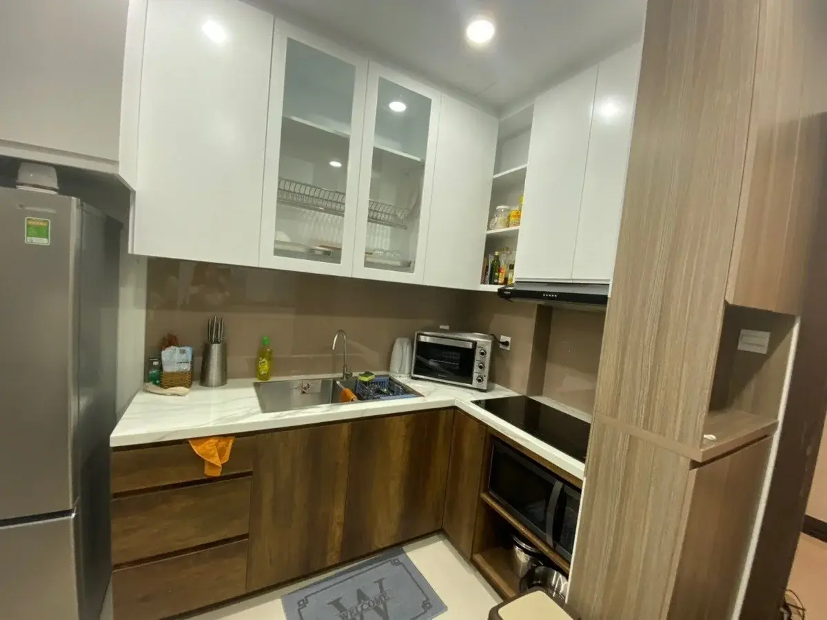 Cho thuê 1pn+1 The Sun Avenue giá 14 triệu 56m2 đầy đủ nội thất