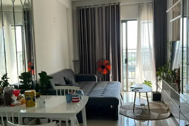 Thuê căn hộ 2 phòng ngủ full nội thất 17 triệu bao phí 75m2 nhà đẹp