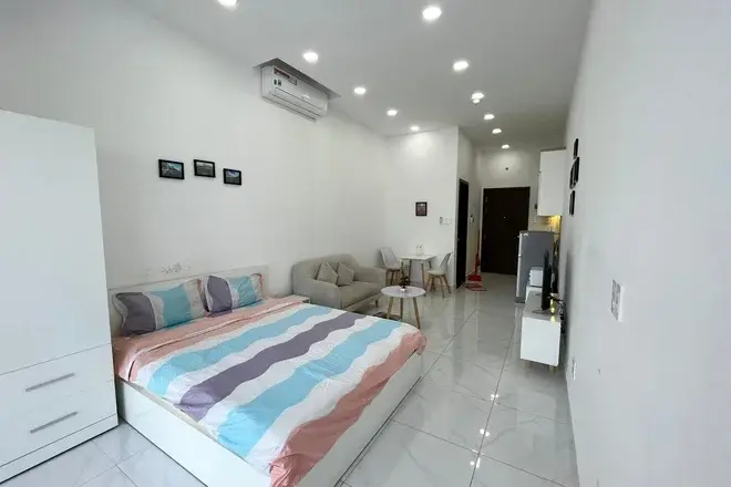Cho thuê studio 31m2 nhà đẹp 10 triệu nội thất đầy đủ khu chung cư an ninh