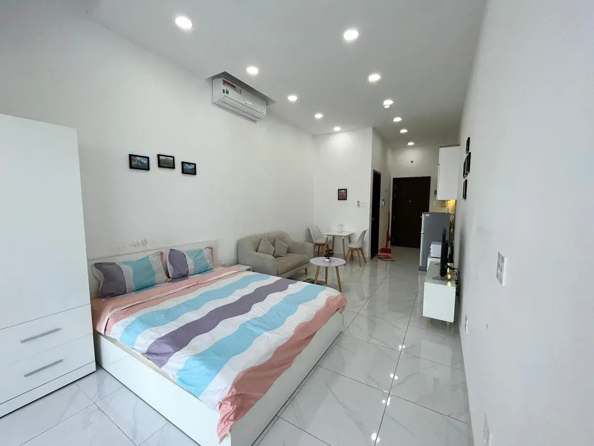 Cho thuê studio 31m2 nhà đẹp 10 triệu nội thất đầy đủ khu chung cư an ninh