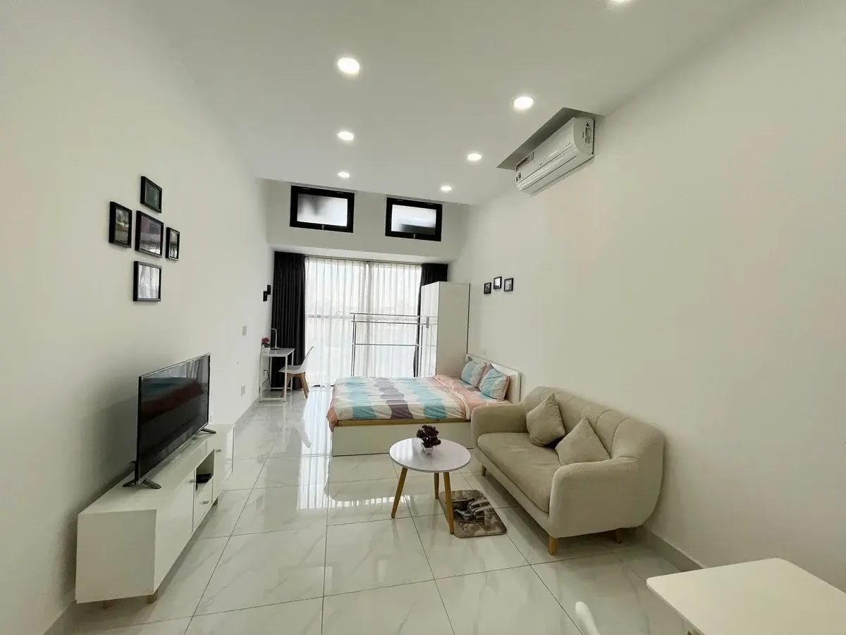 Cho thuê studio 31m2 nhà đẹp 10 triệu nội thất đầy đủ khu chung cư an ninh