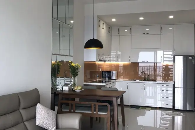 Cho thuê 2 phòng ngủ nhà đẹp view sông giá 17 triệu bao phí 75m2