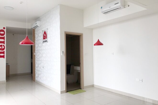 Cho thuê căn officetel The Sun Avenue giá 12 triệu thiết kế cơ bản 49m2