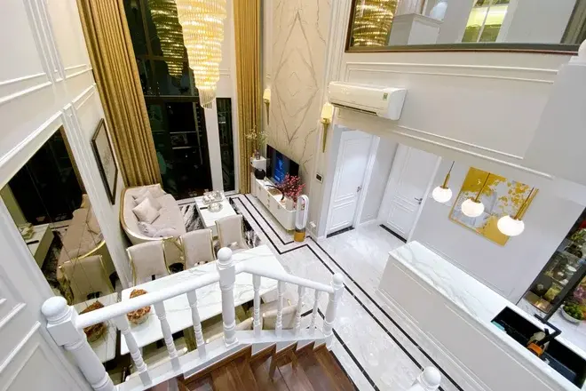 Bán nhà 2pn 103m2 thiết kế tone màu trắng sang trọng tại Feliz En Vista Quận 2