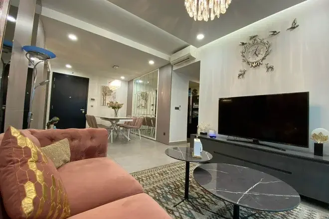 Cho thuê căn hộ Feliz En Vista 35 triệu nội thất cao cấp có ban công, logia