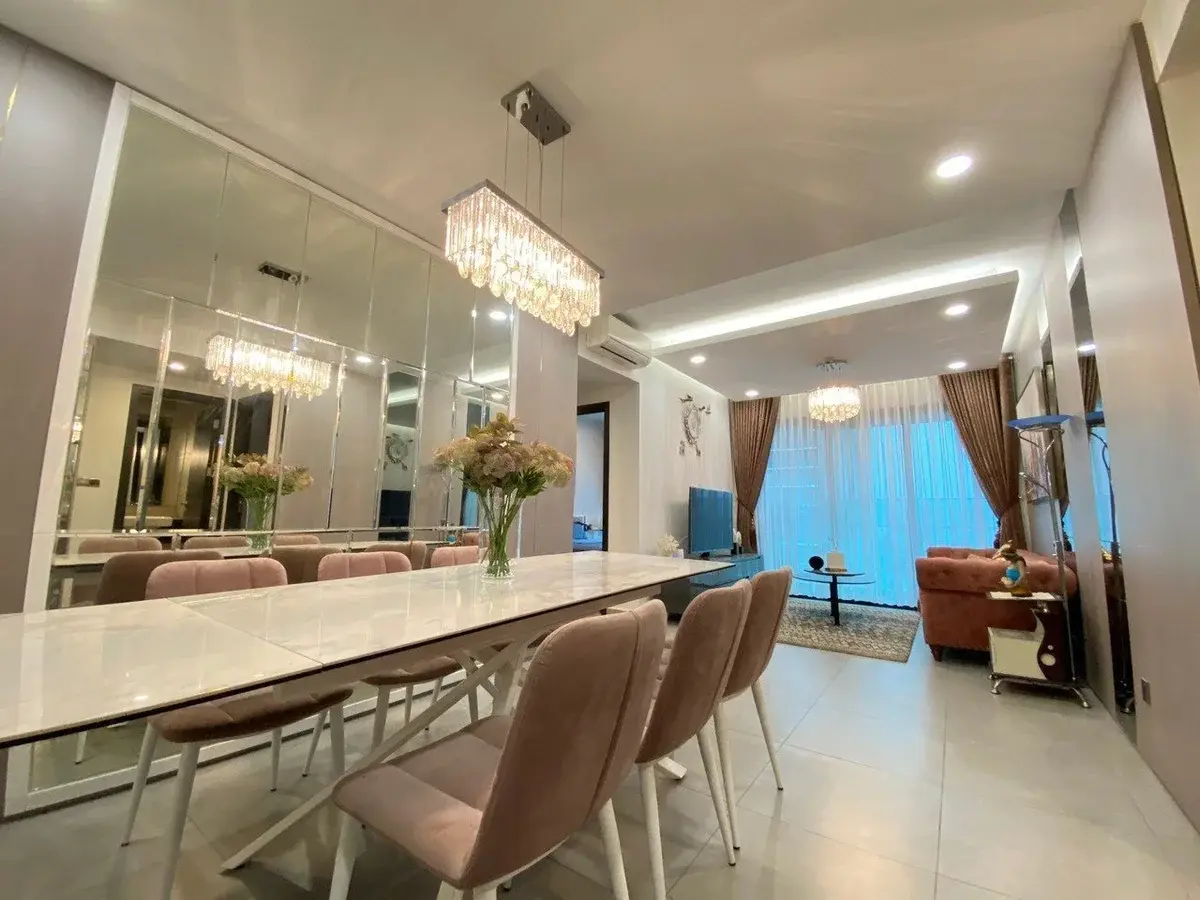 Cho thuê căn hộ Feliz En Vista 35 triệu nội thất cao cấp có ban công, logia