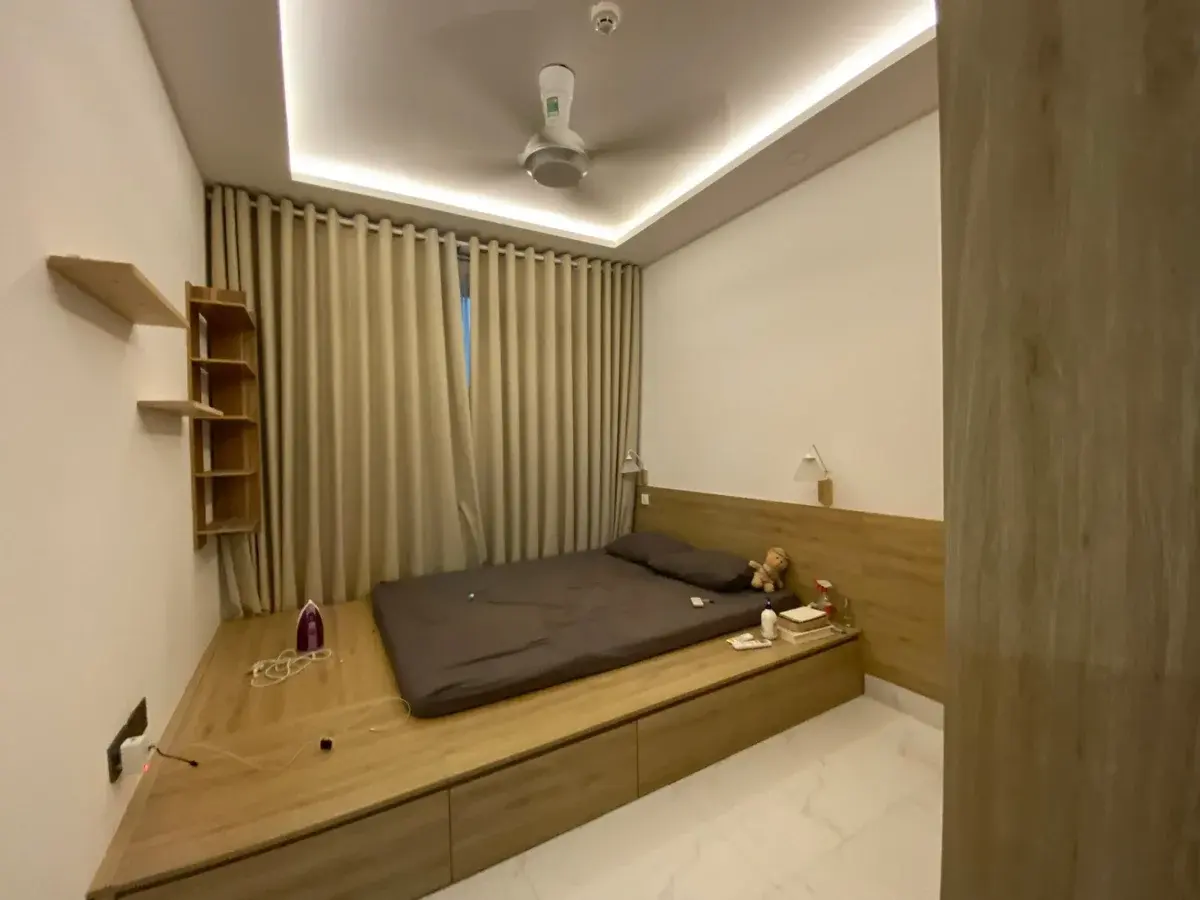 Bán căn 1pn nội thất full thiết kế mở ban công cửa sổ mát 4,2 tỷ 58m2