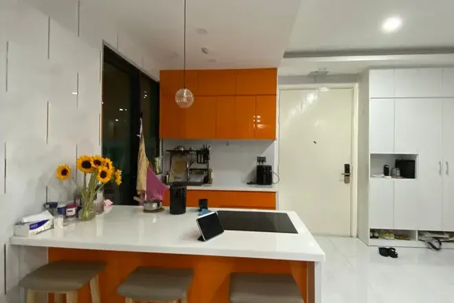 Bán căn 1pn nội thất full thiết kế mở ban công cửa sổ mát 4,2 tỷ 58m2