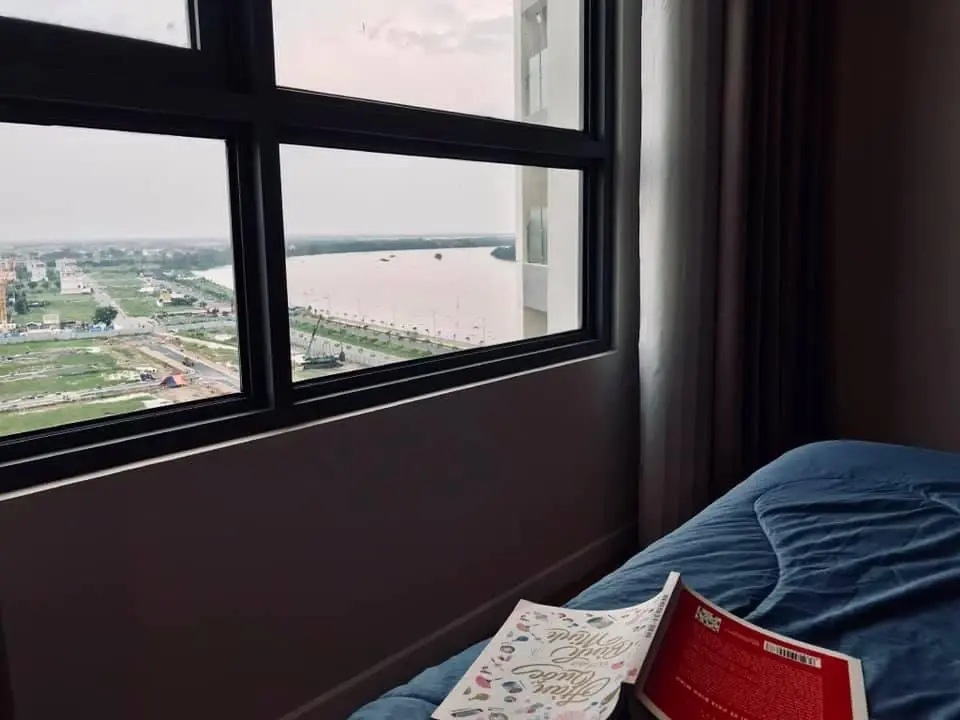 Cho thuê căn hộ 2pn Đảo Kim Cương thiết kế full nội thất 90m2