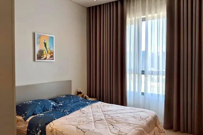 Cho thuê căn hộ 2pn Đảo Kim Cương thiết kế full nội thất 90m2