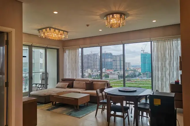 Cho thuê 35 triệu thiết kế 3pn Đảo Kim Cương 119m2 căn góc rất đẹp