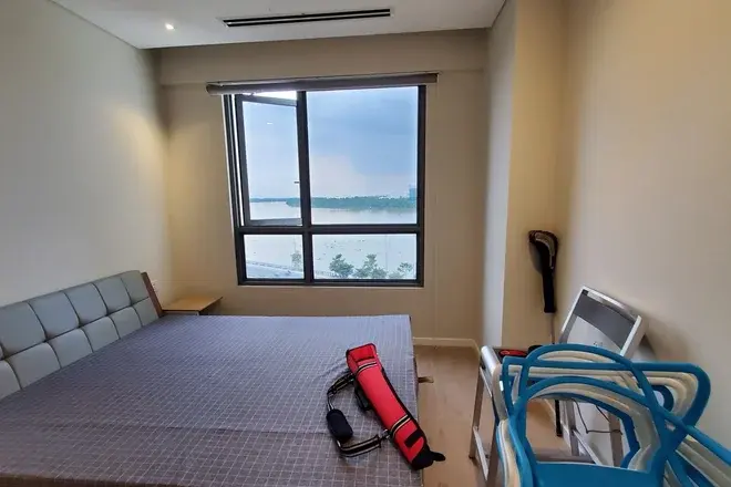 Cho thuê 2pn Đảo Kim Cương giá 1700$ căn góc view sông đẹp