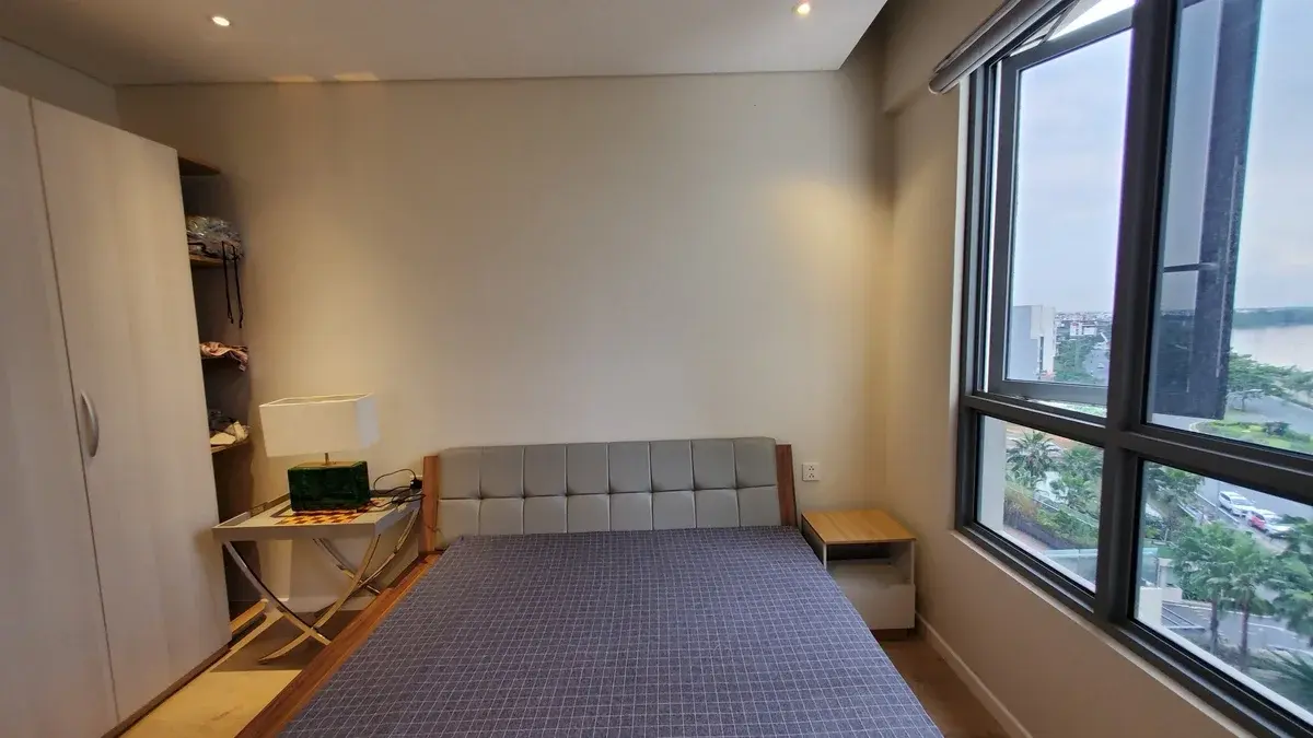 Cho thuê 2pn Đảo Kim Cương giá 1700$ căn góc view sông đẹp