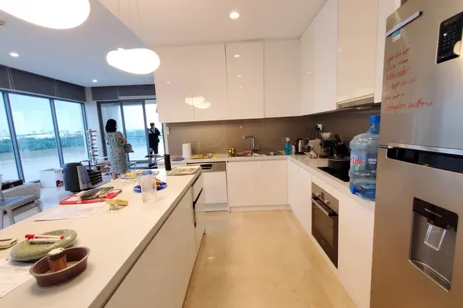 Cho thuê 2pn Đảo Kim Cương giá 1700$ căn góc view sông đẹp