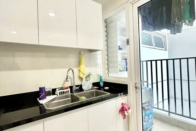 Thuê căn hộ Quận 2 Vista Verde 1pn giá 15 triệu nội thất rất đẹp sàn gỗ full