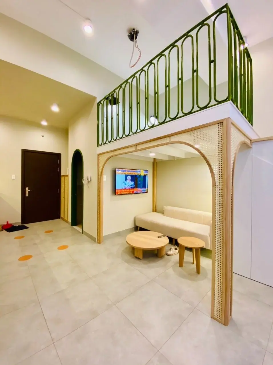 Bán căn studio nhà mới 2,5 tỷ kết hợp mây tre làm chủ đạo 44m2