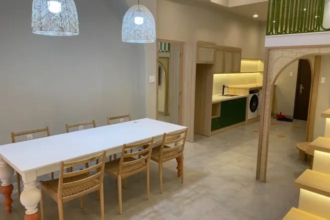 Bán căn studio nhà mới 2,5 tỷ kết hợp mây tre làm chủ đạo 44m2