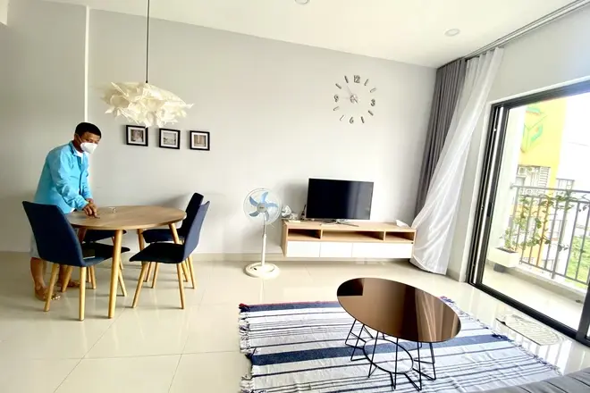 Căn hộ 3pn cho thuê tại The Sun Avenue 21 triệu nội thất full 90m2