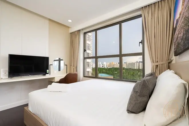 Căn hộ cho thuê 3pn giá 20 triệu đầy đủ nội thất 89m2 The Sun Avenue