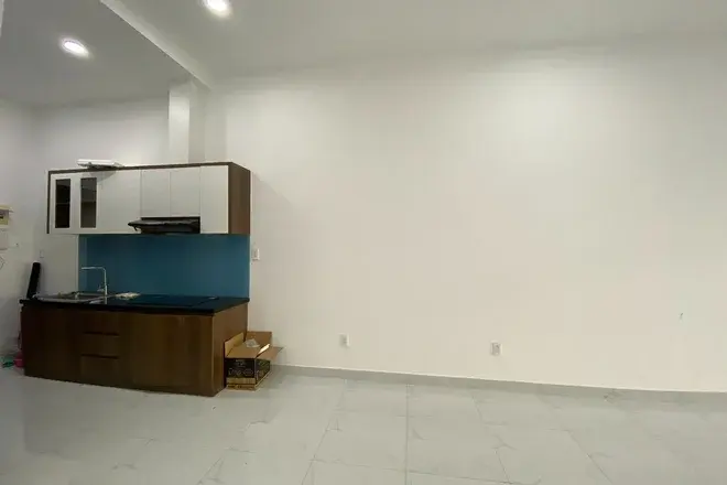 Officetel đa năng cho thuê căn 44m2 giá 12 triệu nội thất cơ bản có thêm bếp