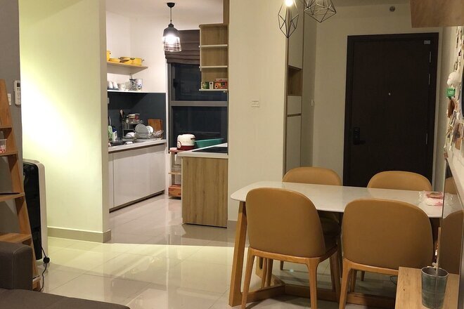 Cho thuê 2pn +1 The Sun Avenue cho thuê giá tốt 16 triệu nội thất full