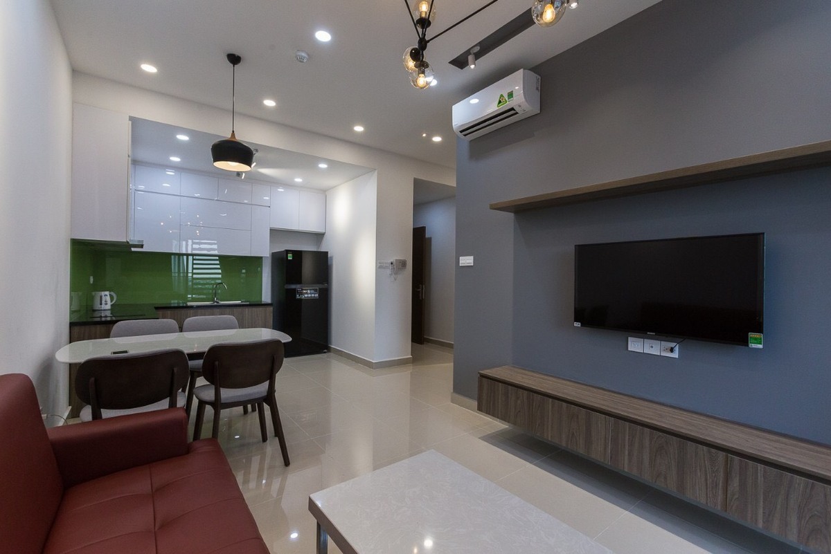 Cho thuê The Sun Avneue giá 17 triệu bao phí nhà đẹp nội thất full đồ