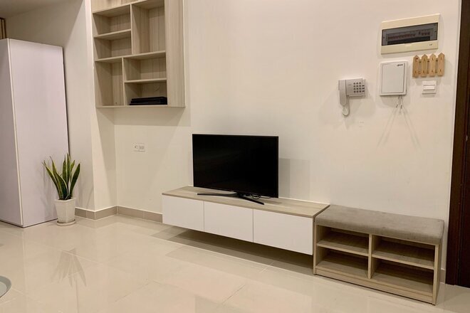 Bán căn hộ 1 phòng ngủ giá 2,6 tỷ nhà thiết kế đẹp 38m2 phù hợp ở 1 người