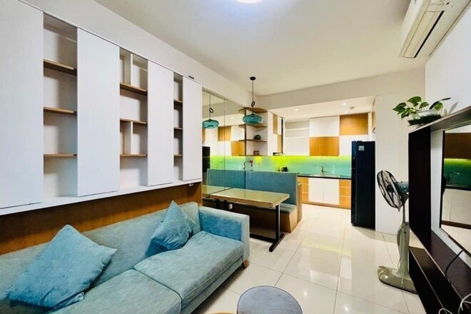 Căn hộ cho thuê 2pn giá 17 triệu view sông mát mẻ 75m2 The Sun Avenue