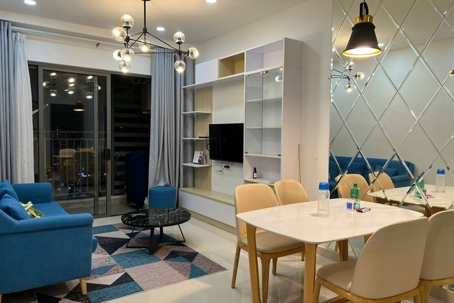 Cho thuê 2PN +1 The Sun Avenue giá 18 triệu 80m2 nhà đẹp trống sẵn