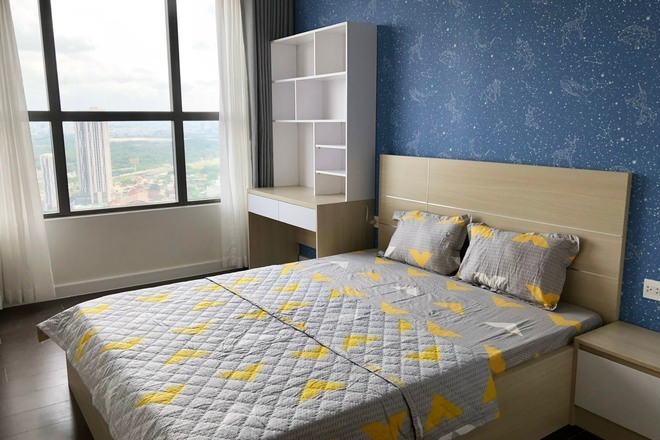 Cho thuê 2PN +1 The Sun Avenue giá 18 triệu 80m2 nhà đẹp trống sẵn