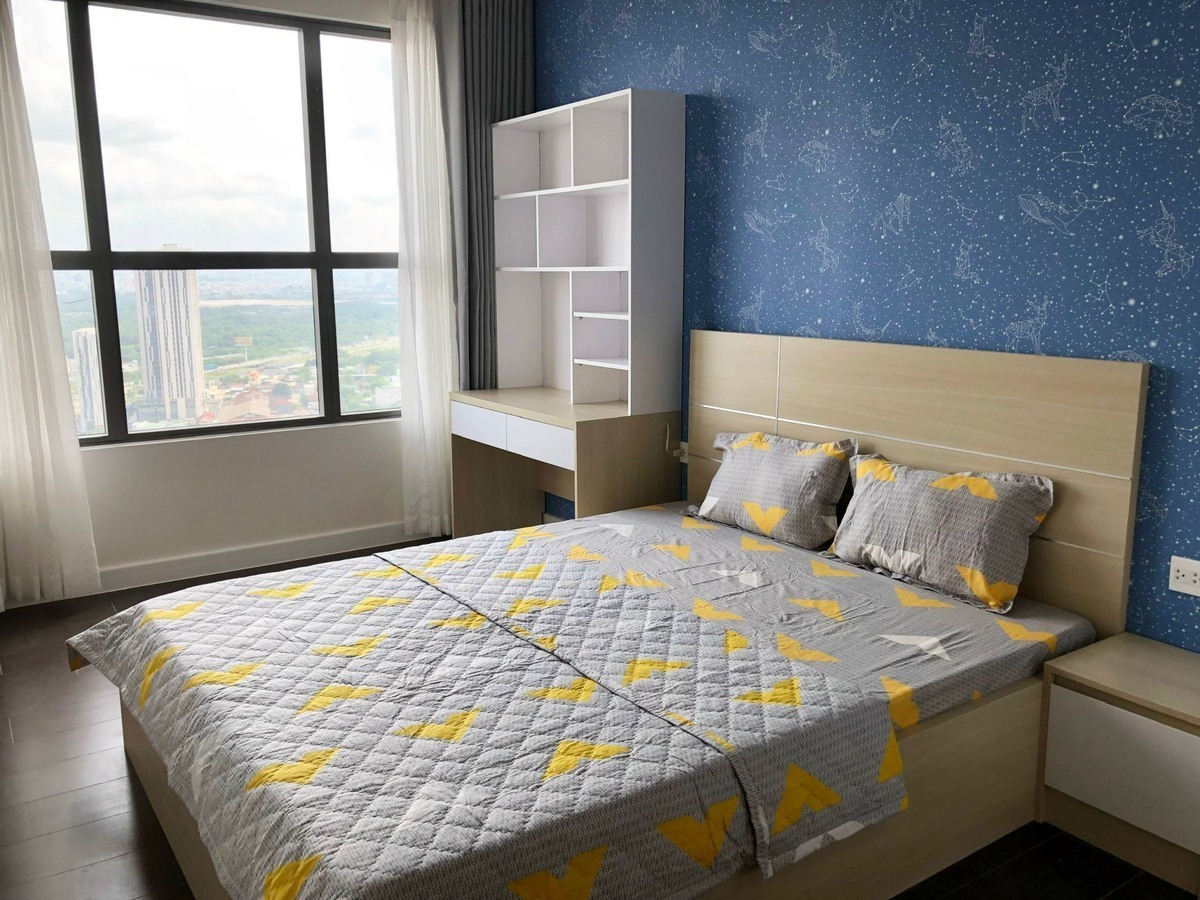 Cho thuê 2PN +1 The Sun Avenue giá 18 triệu 80m2 nhà đẹp trống sẵn