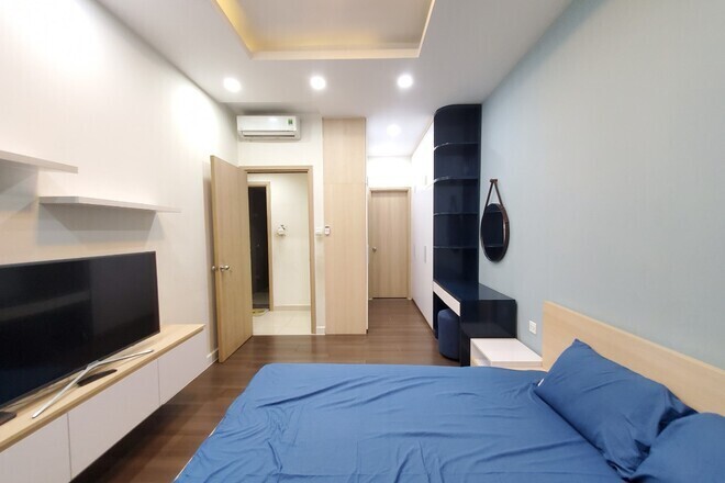 Căn hộ cho thuê 2pn giá 17 triệu view thoáng mát 73m2 The Sun Avenue