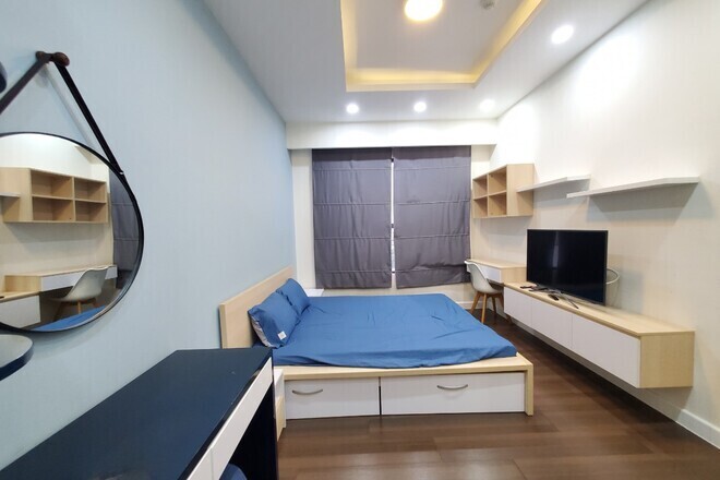 Căn hộ cho thuê 2pn giá 17 triệu view thoáng mát 73m2 The Sun Avenue