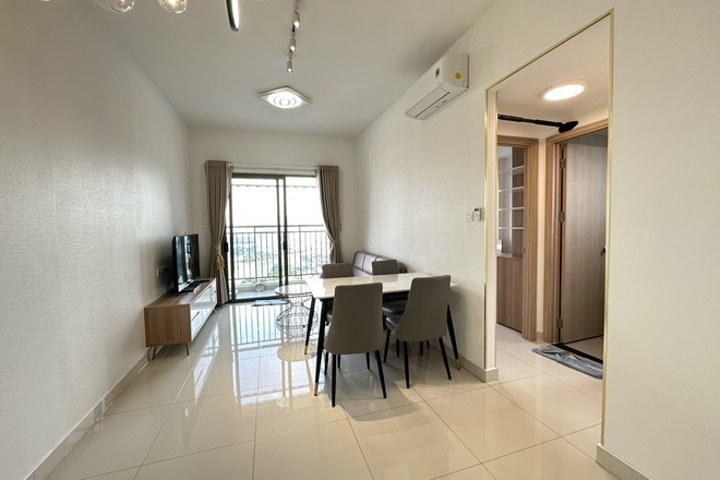 Căn hộ cho thuê 1pn giá tốt nhà đẹp 15 triệu view sông mát The Sun Avenue