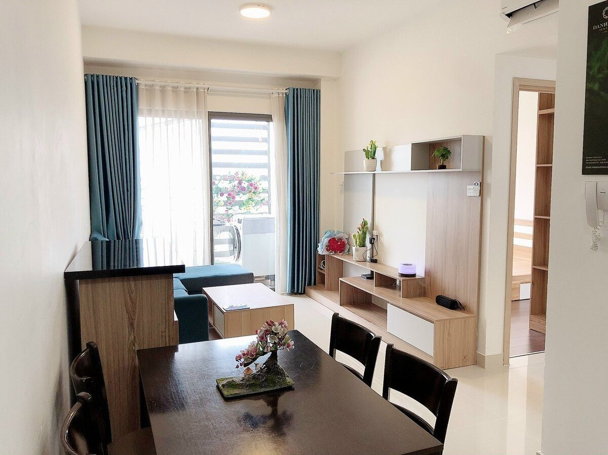 Cho thuê 1pn + 1 The Sun Avenue giá tốt 14 triệu nội thất đẹp tone