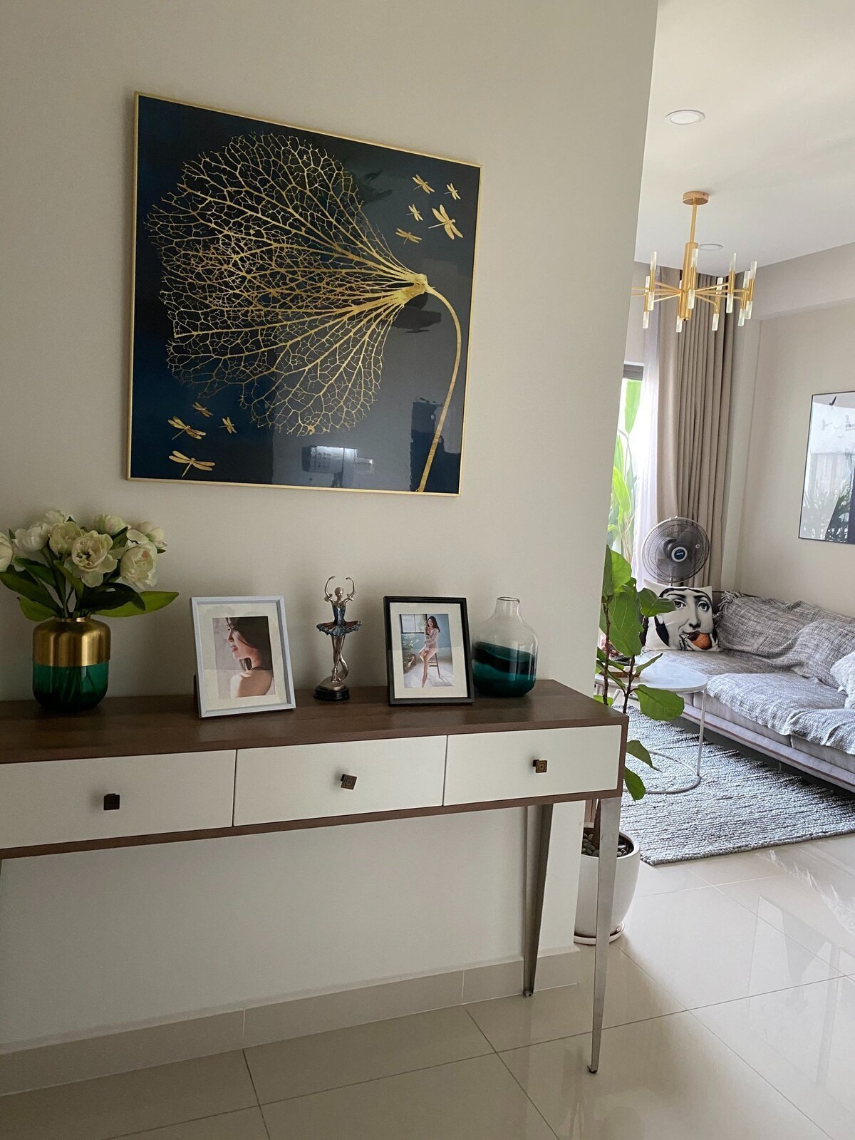 Căn hộ 2pn The Sun Avenue cho thuê full nội thất giá 18 triệu nhà đẹp