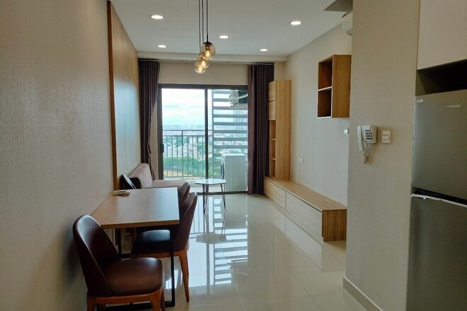 Cho thuê căn hộ 1pn +1 giá 14 triệu The Sun Avenue full nội thất đẹp 56m2