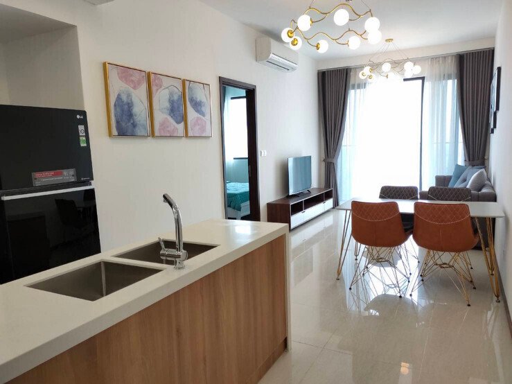 Cho thuê căn hộ 2PN One Verandah có sẵn nội thất 80m2