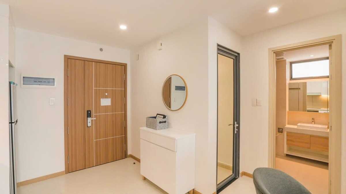Cho thuê căn hộ 1PN New City Thủ Thiêm nhà đẹp tone sáng Quận 2