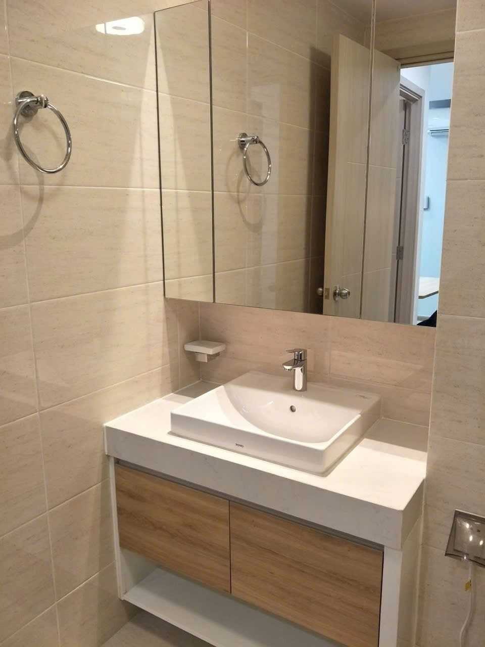 Cho thuê căn hộ 1PN New City Thủ Thiêm nhà đẹp tone sáng Quận 2