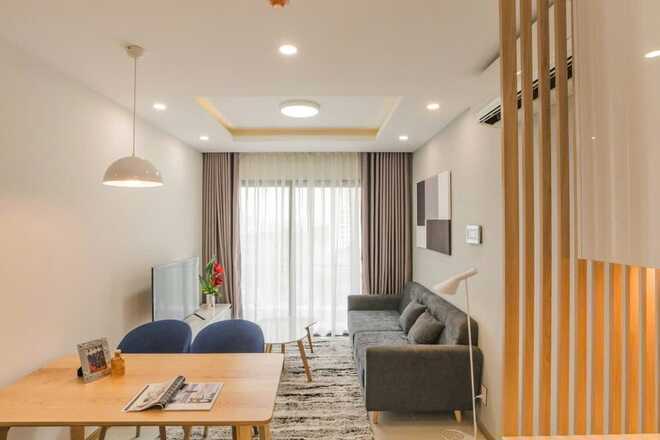 Cho thuê căn hộ 1PN New City Thủ Thiêm nhà đẹp tone sáng Quận 2