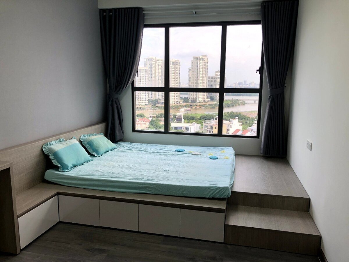 Cho thuê căn hộ 2PN 75m2 giá 17 triệu view trực diện sông Sài Gòn