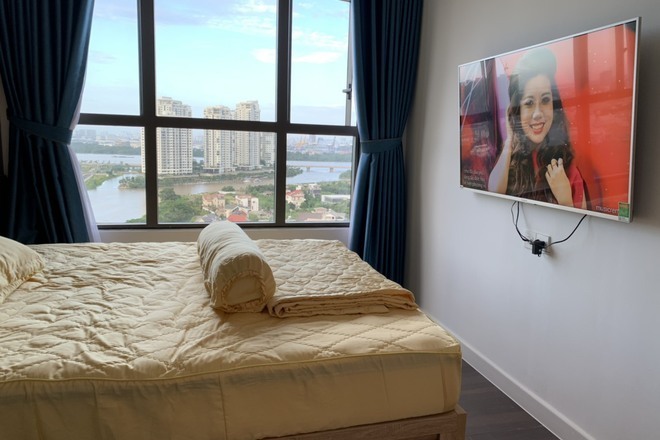 Cho thuê căn hộ 1PN 56m2 giá 15 triệu view trực diện sông Sài Gòn Quận 2