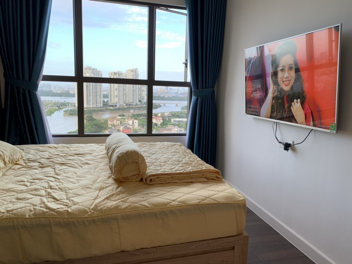 Cho thuê căn hộ 1PN 56m2 giá 15 triệu view trực diện sông Sài Gòn Quận 2