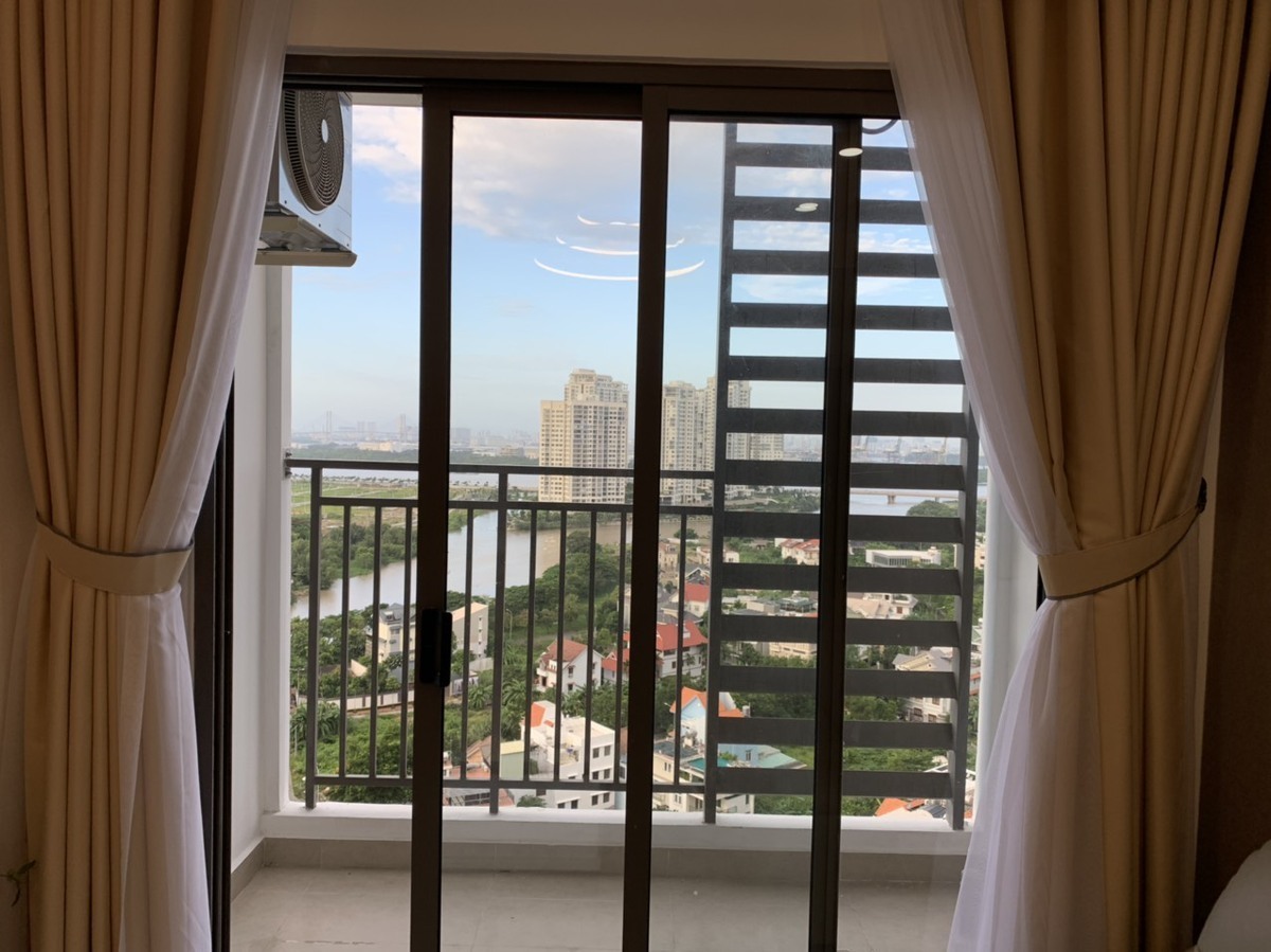 Cho thuê căn hộ 1PN 56m2 giá 15 triệu view trực diện sông Sài Gòn Quận 2
